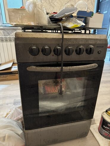 Plitələr və bişirmə panelləri: Plitə Regular, Qazlı, Ayrıca dayanan, 4 gözlü, İşlənmiş