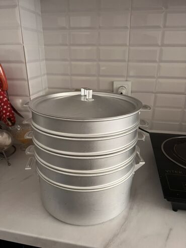 оборудования для кухни: Манты-казан алюминиевый, многоярусный - Комплектация
