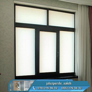 Ev üçün dekor: 📌Hər növ jalüz pərdələrin (zebra, rulon ştor, plisell, tül dikey — 9