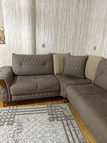 dəsti: Künc divan dəsti – müasir dizayn - Forma: L‑şəkilli künc divan - — 1