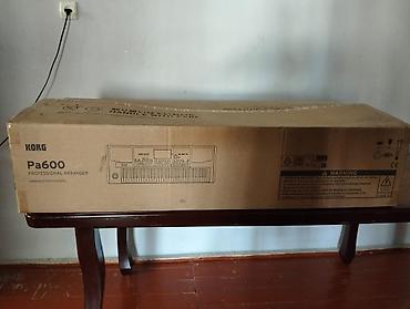 Musiqi alətləri: Korg Pa600 – Professional Arranger klaviatura Xüsusiyyətlər: - 61 — 1