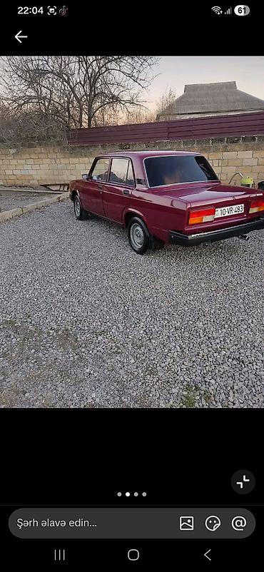 бампер опель вектра б: Model: VAZ 2107 İl: 2006 Kuzov: sedan, 4 qapı Rəng: tünd albalı/bordo — 5