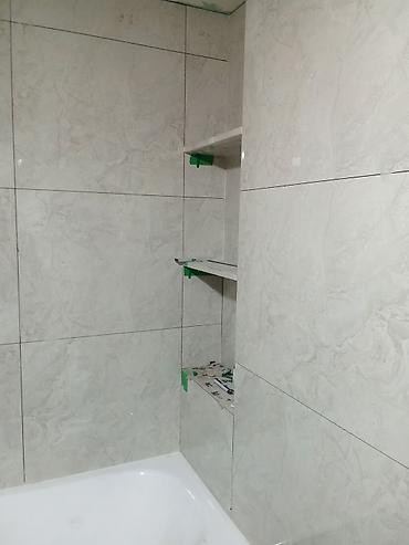 Ванны: Современный санузел в минималистичном стиле. - Отдельная зона ванны с — 7