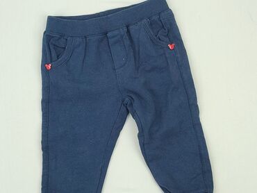 legginsy sportowe dla dziewczynek: Sweatpants, Disney, 12-18 months, condition - Very good