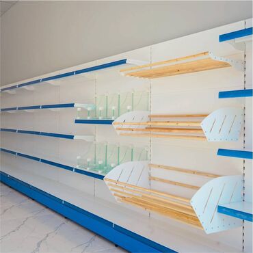 Стеллажи: Стеллаж металлический, полка металлическая, стеллаж сборный торговый — 7