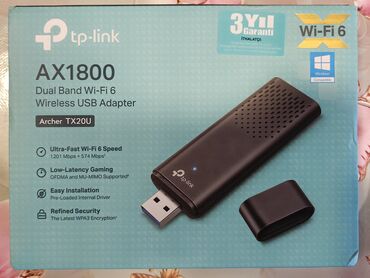modem netis: Satılır: TP-Link Archer TX20U USB Wi-Fi Adapter 💻 Yeni nəsil Wi-Fi 6