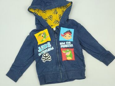 kurtki wiosenne chłopięce: Sweatshirt, Disney, 6-9 months, condition - Good