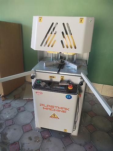 Pres aparatları: PLASTMAK MACHINE – PVC/Alüminium profillər üçün iki başlı künc presi — 3