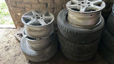 набор ключ для машины: Колеса в сборе R 15, Зима, Б/у, Комплект, Легковые, Литые, отверстий - 5