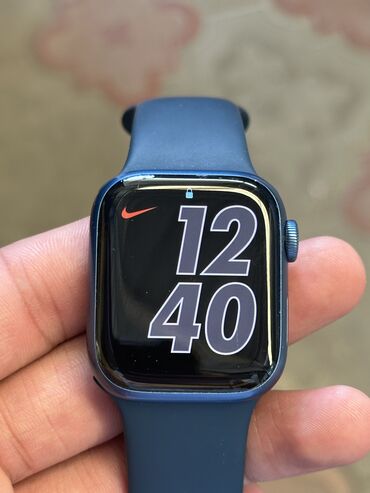часы для детей: Apple Watch Series 7, АКБ 80%, полный комплект 41мм Состояние