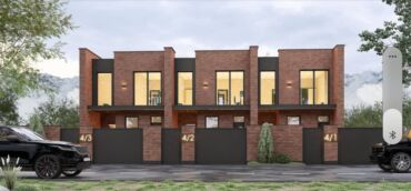 Продажа домов: Таунхаус, 198 м², 5 комнат, ПСО (под самоотделку) — 1