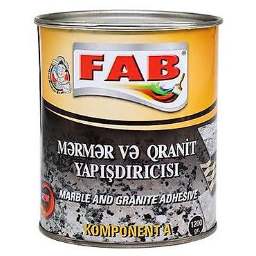 mərmər panel: FAB Mərmər və Qranit Yapışdırıcısı – Komponent A, 1200 q - Tərkib — 1