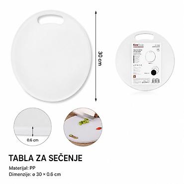 KMT Okrugla plastična daska za sečenje 2406786 - Namena: Praktična
