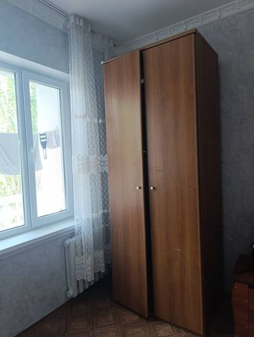 помощник шкаф: Шкаф для одежды, Б/у, Прямой, Дерево