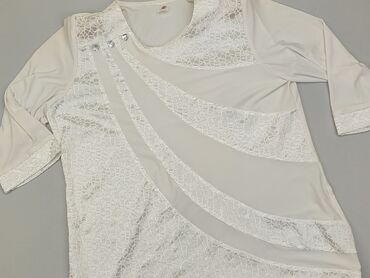 białe bluzki plus size: Bluzka Damska, XL, stan - Dobry