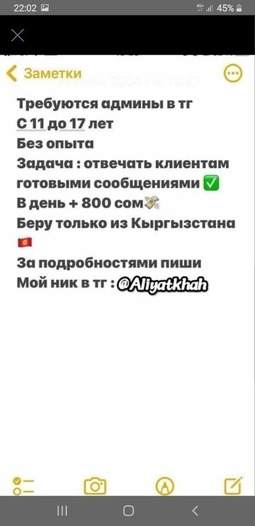интернет заработок в кыргызстане: Дам работу для кыргызов и россиян! строго от 13 лет до 17! писать в