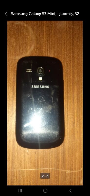 samsung e600: Samsung Galaxy S3 Mini, 16 GB, rəng - Qara, Düyməli, Sensor