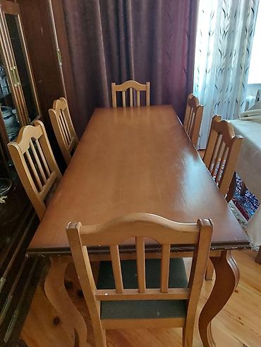restoran stulları: Yüksək keyfiyyətli, təmiz palıd ağacından hazırlanmış əl işi masa və — 2