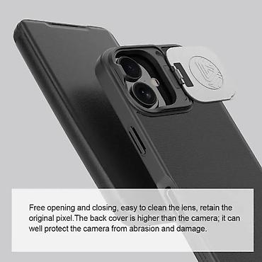 silvercrest ipx4: Maska Nillkin Qin Prop za iPhone 16 6.1 crna. Kataloški broj: 216354 — 9