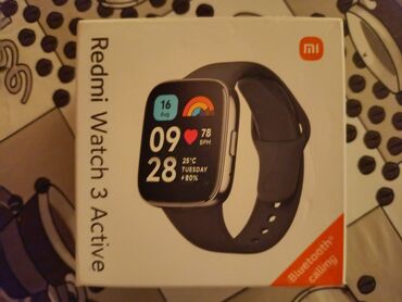 Smart saatlar: Smart saat, Xiaomi, Sensor ekran, rəng - Qara