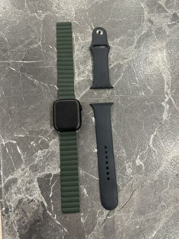 часы apple watch 5: Apple Watch 9 в отличном состоянии темно-синего цвета с квадратным