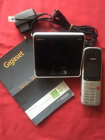 simsiz rabitə: Gigaset S810 DECT simsiz ev/ofis telefonu dəsti Komplekt: - Gigaset — 1