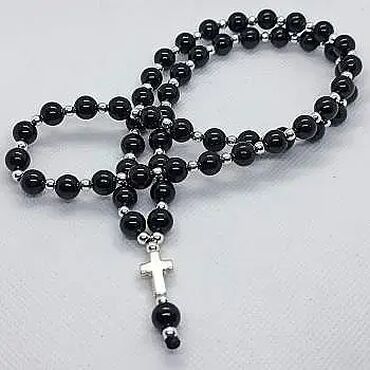 Ogrlice: Lančić, Handmade, Materijal: Kristal, Perlice, Srebro — 18