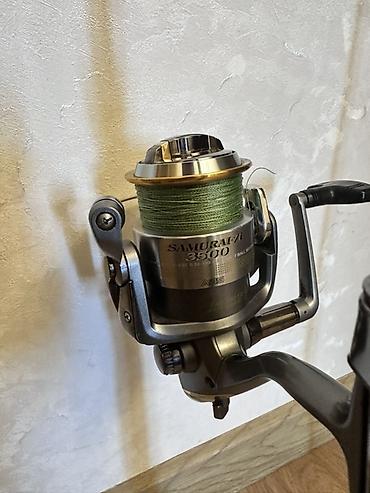 spinning: - Komplekt: 2 hissəli spinning çubuğu + Daiwa Samurai 3500 makarası — 4