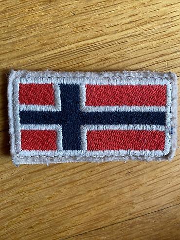 Aksesuarlar və tüninq: Paç norvegiya bayrağıyla Norveç bayrağı naxışlı parça emblem - Tip — 2