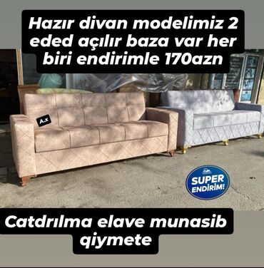 Divanlar: Divan, Yeni, Açılan, Bazalı, Dəri, Ödənişli çatdırılma