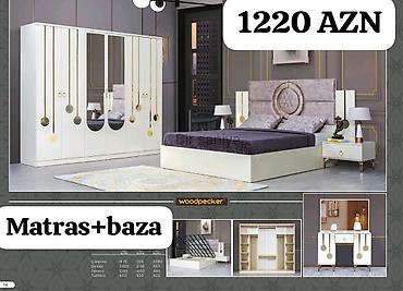 woodpecker mebel fabriki: İkinəfərlik çarpayı, Dolab, Yeni — 1