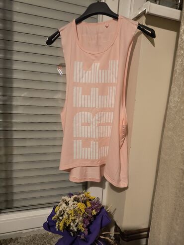 realno majice: S (EU 36), Lycra, Print, color - peach