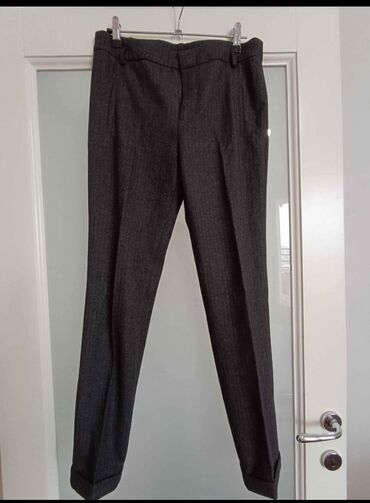 pantalone na preklop: S (EU 36), Regular rise, Straight