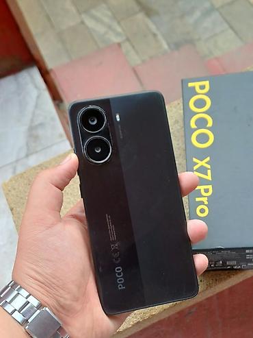 Poco X7 Pro, 256 GB, rəng - Qara, Zəmanət, Barmaq izi, Simsiz şarj