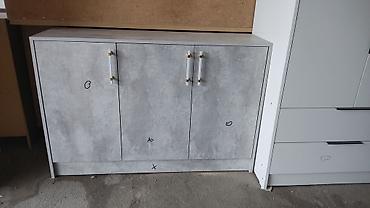 Комоды для одежды: Комод для одежды, Новый, С зеркалом, ЛДСП, цвет - Белый, Серебристый, Синий, Бесплатная доставка — 14