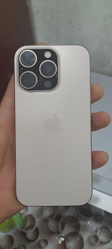 Apple iPhone: IPhone 16 Pro, Б/у, 256 ГБ, Desert Titanium, Коробка, 90 % — 14