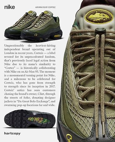 kros: Nike Air Max 95 x Corteiz (CRTZ) – лимитированная коллаборация. Цвет — 3