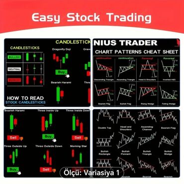 Mauslar: “The Genius Trader” treydinq mouse padi - Geniş səth: qara fonda — 7