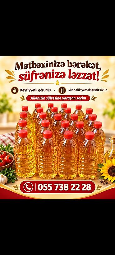 Təbii bitki yağı – plastik butulkalarda Məhsul təsviri: - Şəffaf lalafo.az -da Təbii bitki yağı – plastik butulkalarda Məhsul təsviri: - Şəffaf