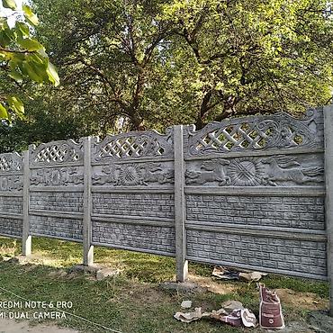 Бетонные еврозаборы: Еврозаборы . высота 0. 5 м до 2.5м .И стойки для ограждения 2м.,2.5м — 15