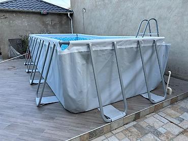 Hovuzlar: Bestway Power Steel çərçivəli hovuza aid elan - Ölçülər: 5.49 m x — 3