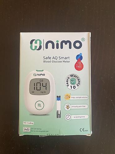 qlükometr: Nimo Safe AQ Smart qlükometr - Qan qlükoza ölçümü üçün portativ cihaz — 1