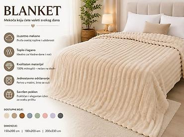 BLANKET – mekana, topla i lagana prekrivač/deka za svaki dan Blanket na lalafo.rs BLANKET – mekana, topla i lagana prekrivač/deka za svaki dan Blanket