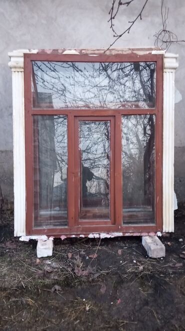 деревянные окна бу: Бу рамки окон в Оше продаю !!!!за 1 шт 2000 сом дверь 1000 сом