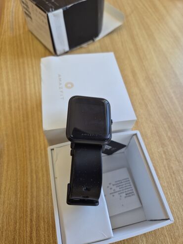 android avtomobil monitorları: Б/у, Смарт часы, Amazfit, Сенсорный экран, цвет - Черный