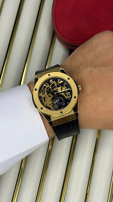 ucuz saat: Yeni, Qol saatı, Hublot, rəng - Qızılı — 1