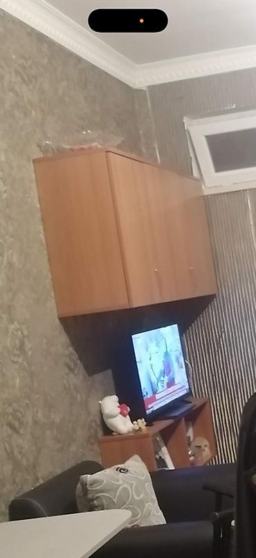 kunc skaf: Divar asılan şkaf və TV altlığı dəsti - Material: laminat/LDSP (taxta — 3