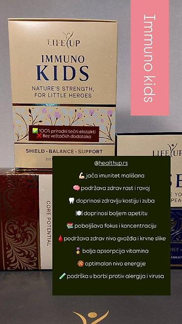 Suplementi: LifeUp prirodni dodaci ishrani – Immuno Kids, Reset i Rise - Immuno — 3