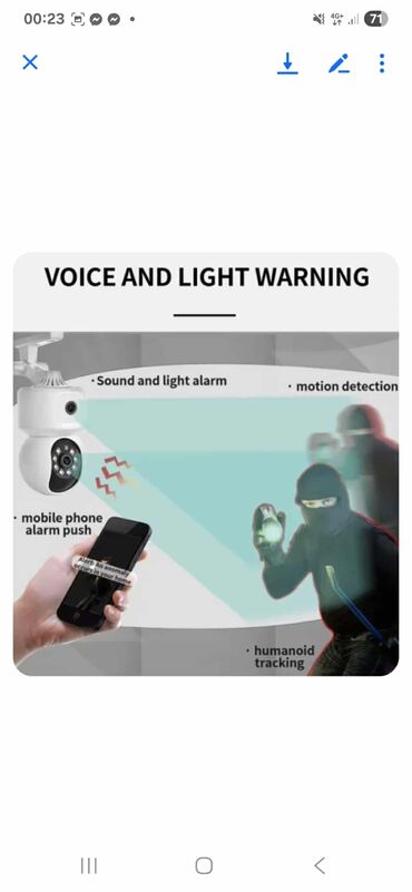 fen i pegla za kosu 2u1: CAM-IP6MP-Q7* GMB kamera 6 mpix microSD iCSee xmeye pro app Two-way