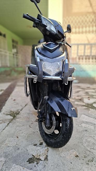 Скутеры: ⚡ Электроскутер в отличном состоянии — 50 км хода / 55 км/ч / чёрный ⚡ — 11